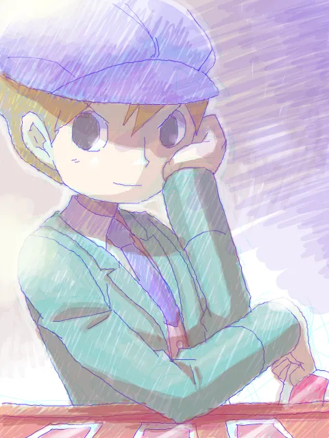 Professor Layton set page 56 featuring luke triton professor layton parody - males only yaoi hentai manga - read online free