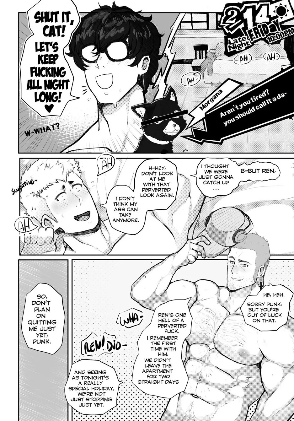 Valentine's Night page 23 featuring ryuji sakamoto persona 5 parody - big penis uncensored hentai manga - read online free