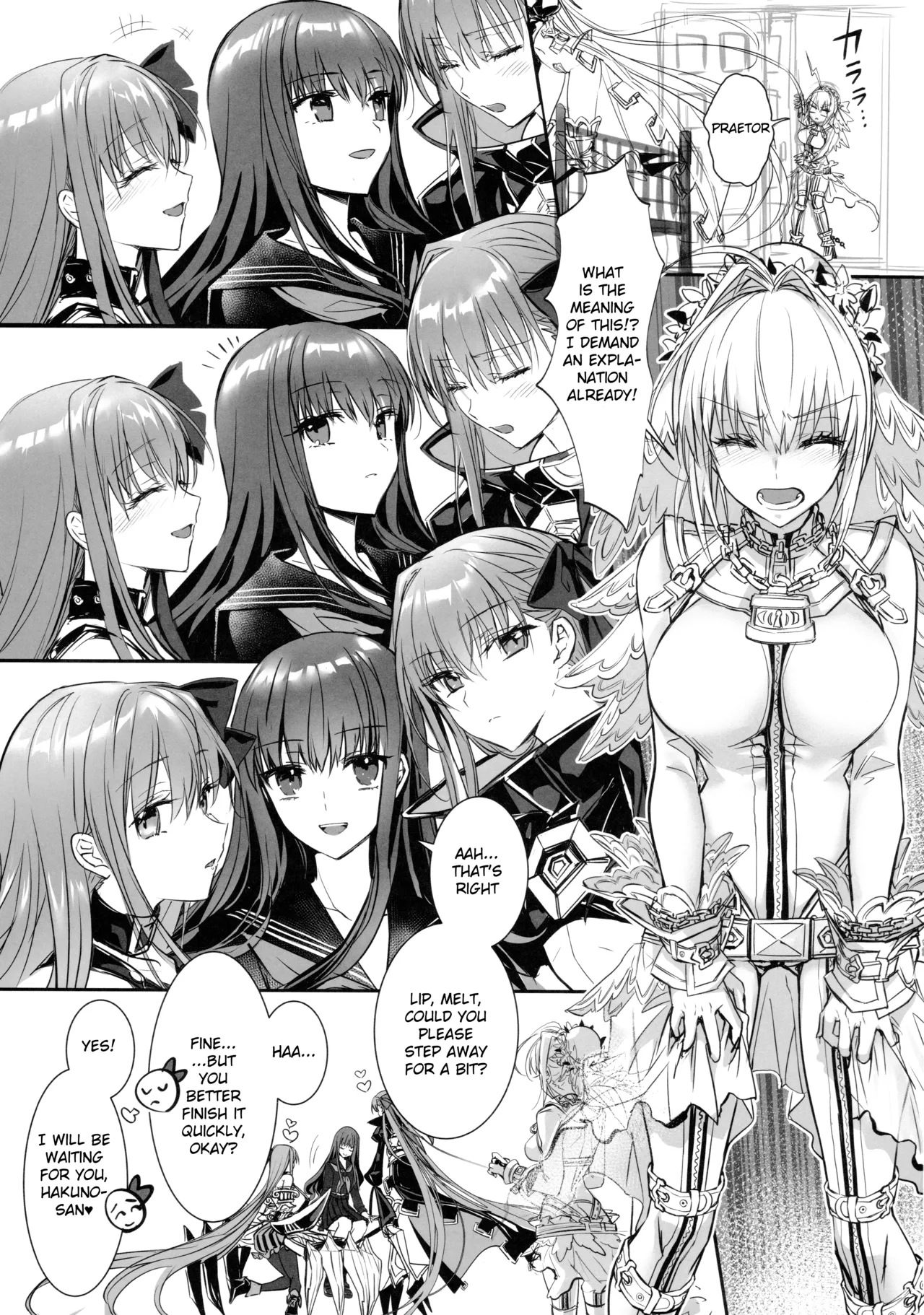 Hakuno wa Mujihi na Tsuki no Joou page 20 featuring passionlip fate extra parody - big breasts females only hentai manga - read online free