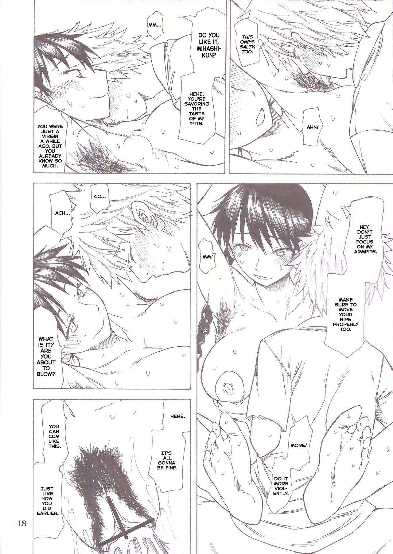 Momokan Aji page 18 featuring maria momoe ookiku furikabutte parody - sole female sole male hentai manga - read online free