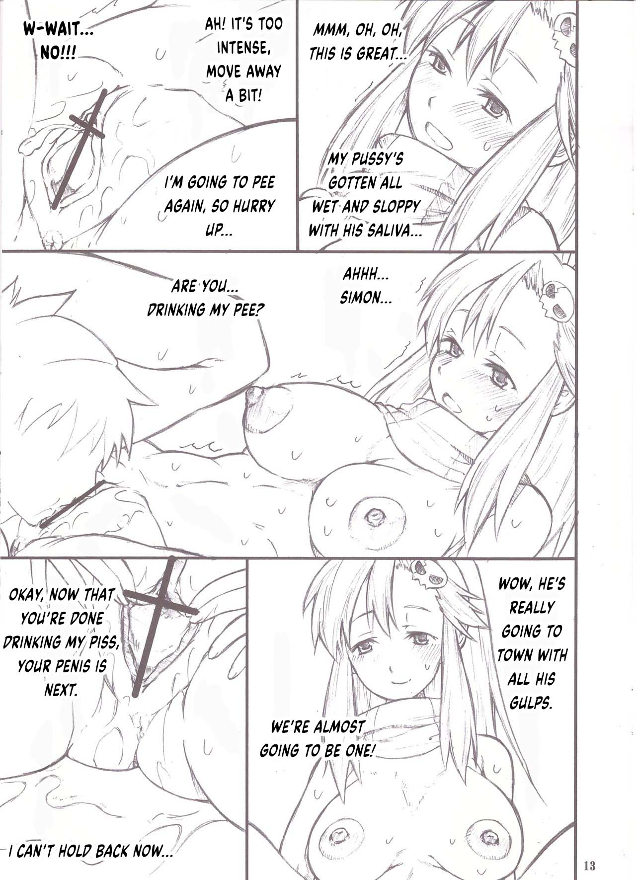 Yokohumi page 13 featuring yoko ritona tengen toppa gurren lagann parody - sole female hentai manga - read online free