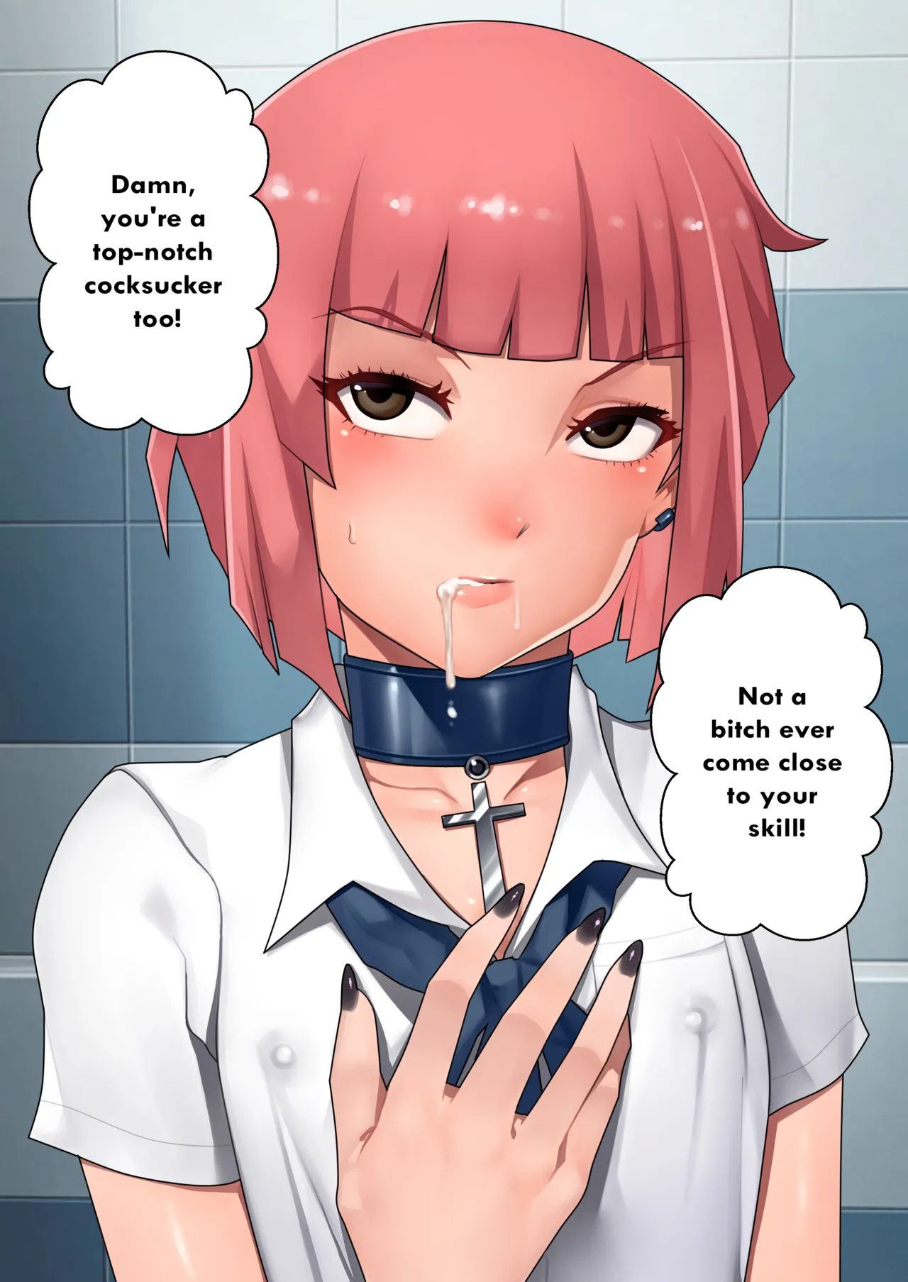 My bitch friend 6 page 59 original parody - mosaic censorship stockings hentai manga - read online free