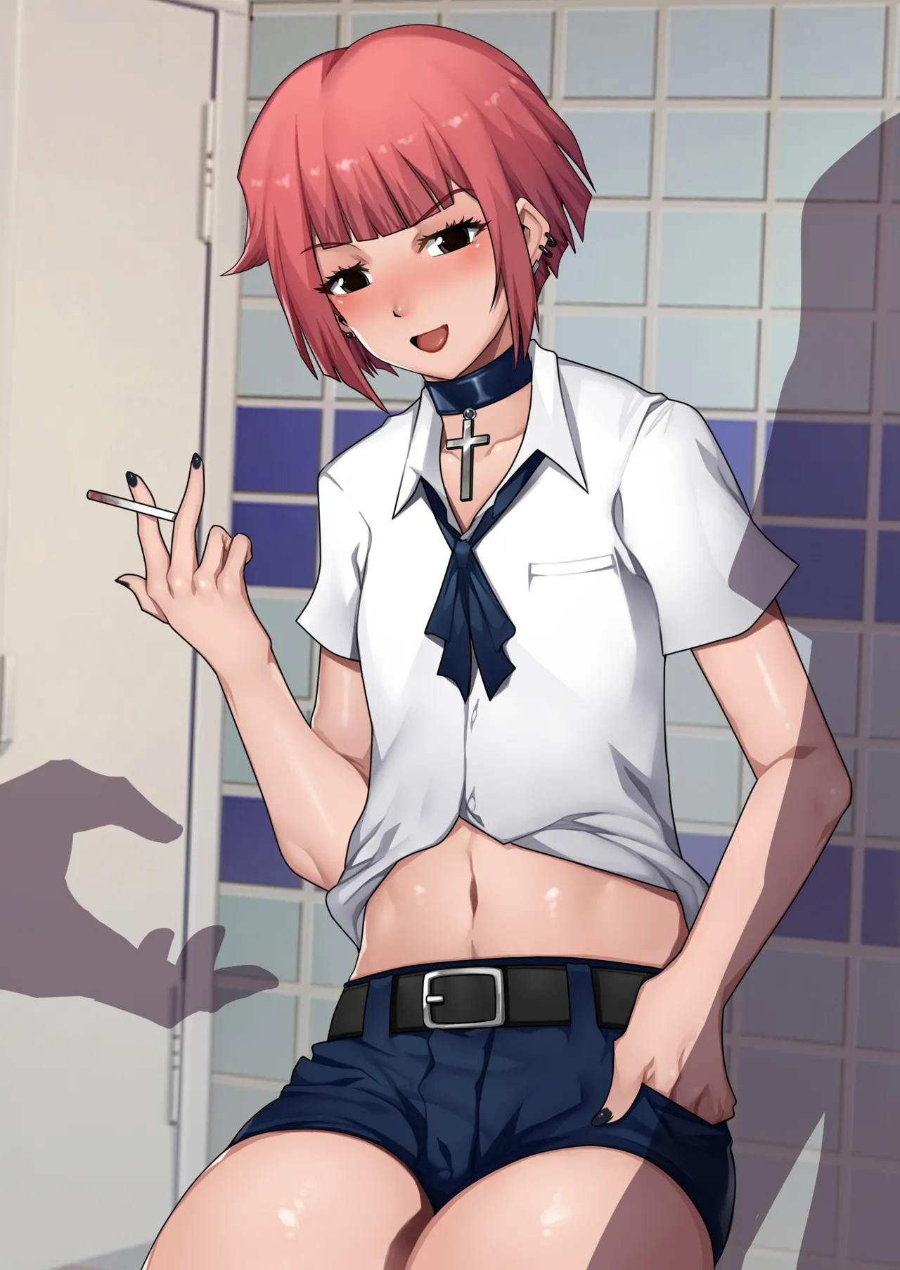 My bitch friend 6 page 92 original parody - nakadashi mosaic censorship hentai manga - read online free