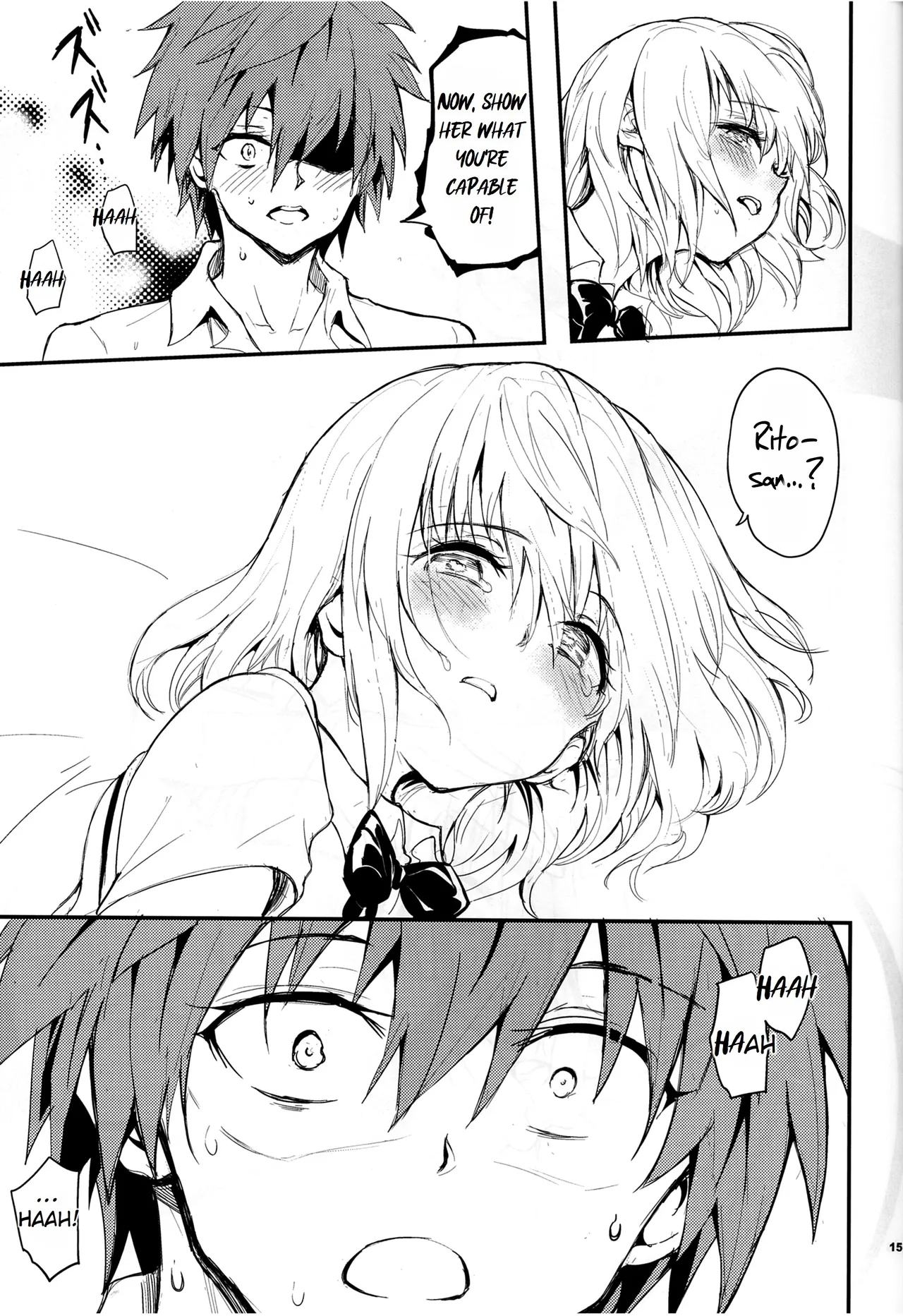 Harem Kyouiku - My Harem Education page 14 featuring rito yuuki to love-ru parody - sole female sole male hentai manga - read online free