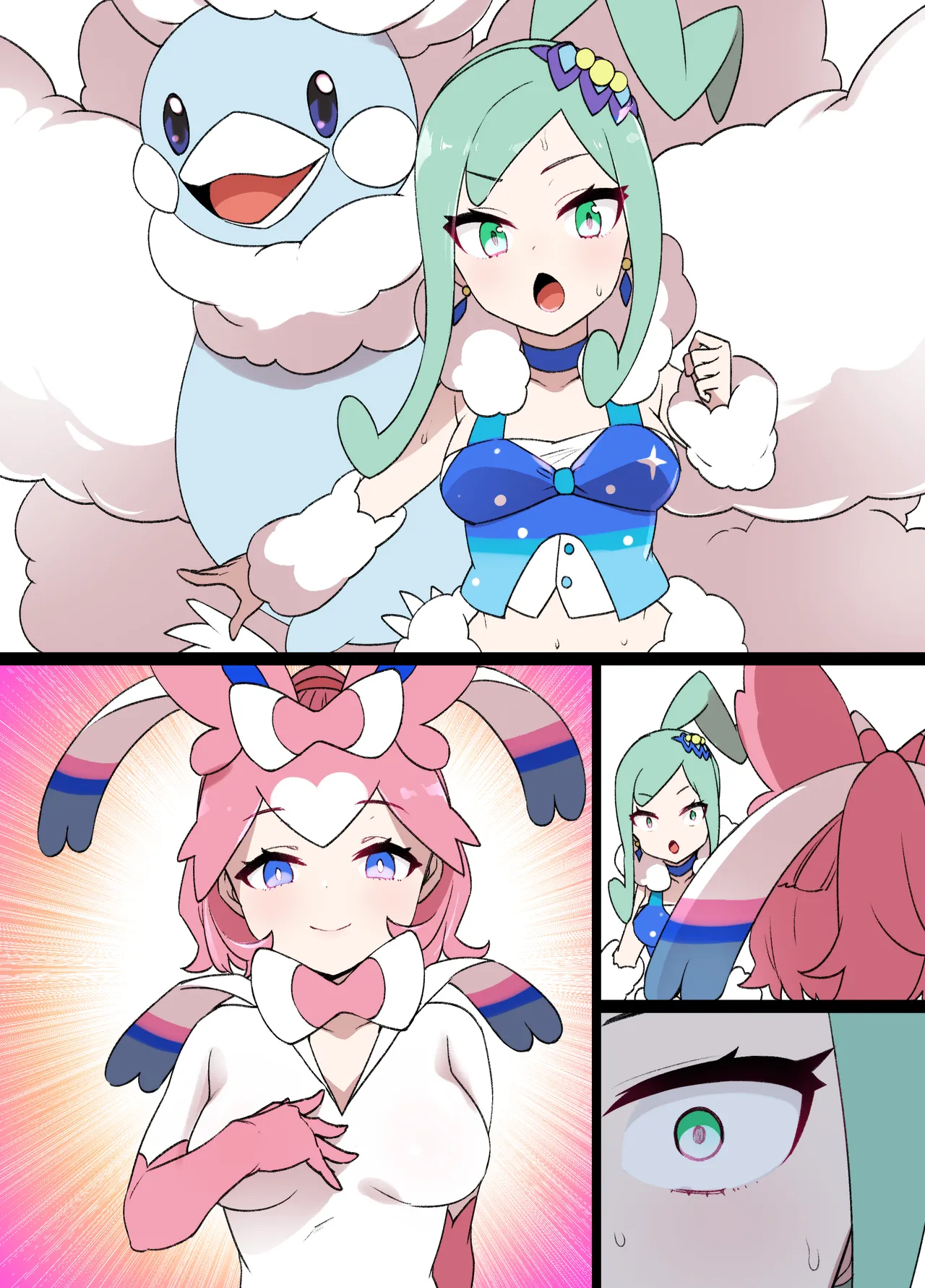 スレイブボール洗脳 ルチア＆メガチルタリス page 10 featuring serena pokemon parody - nakadashi yuri hentai manga - read online free