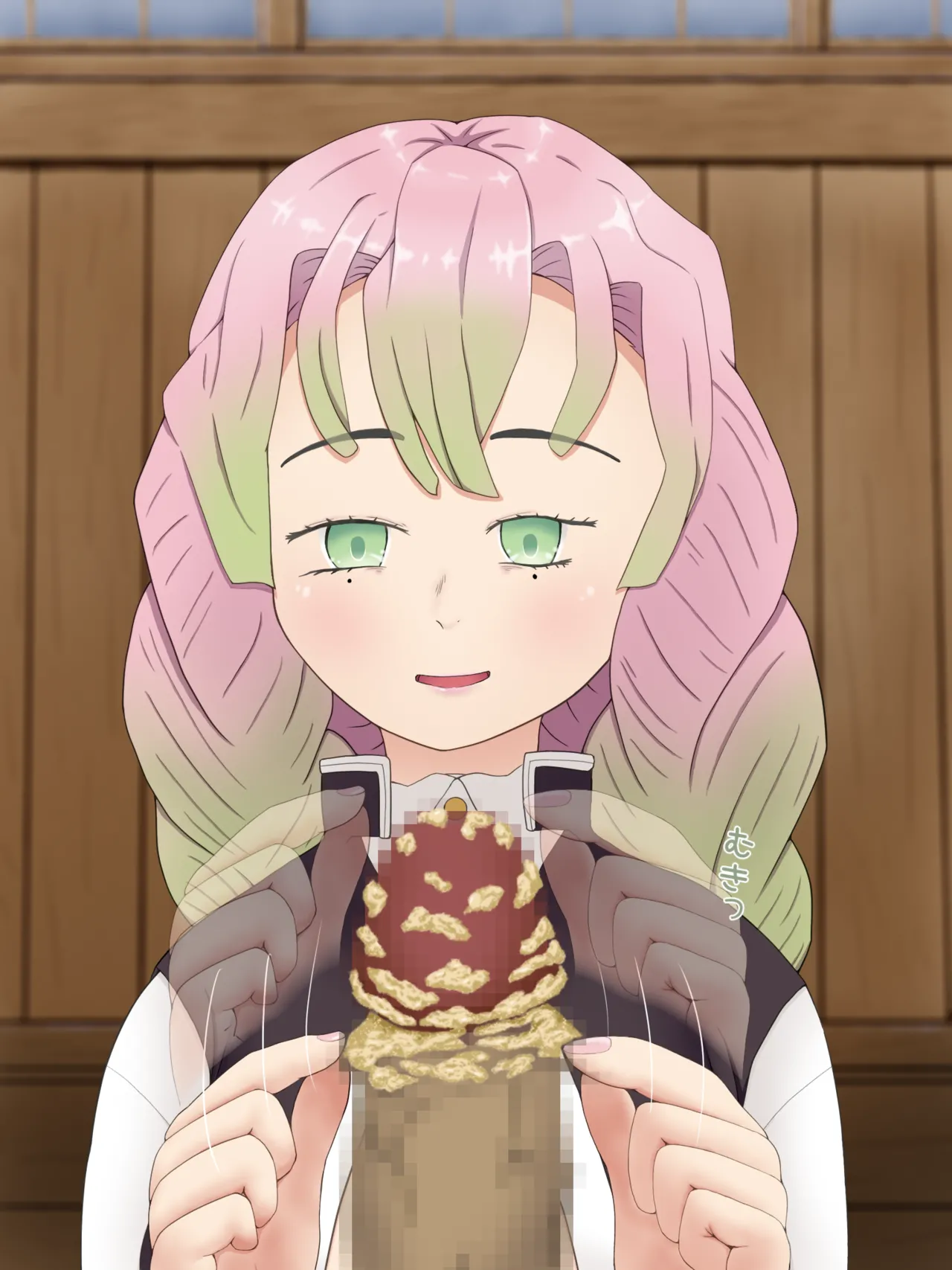 Mitsuri Kanroji smegma Cleaning page 61 featuring mitsuri kanroji kimetsu no yaiba parody - mosaic censorship smegma hentai manga - read online free