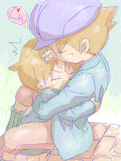 Professor Layton set page 63 featuring luke triton professor layton parody - males only yaoi hentai manga - read online free