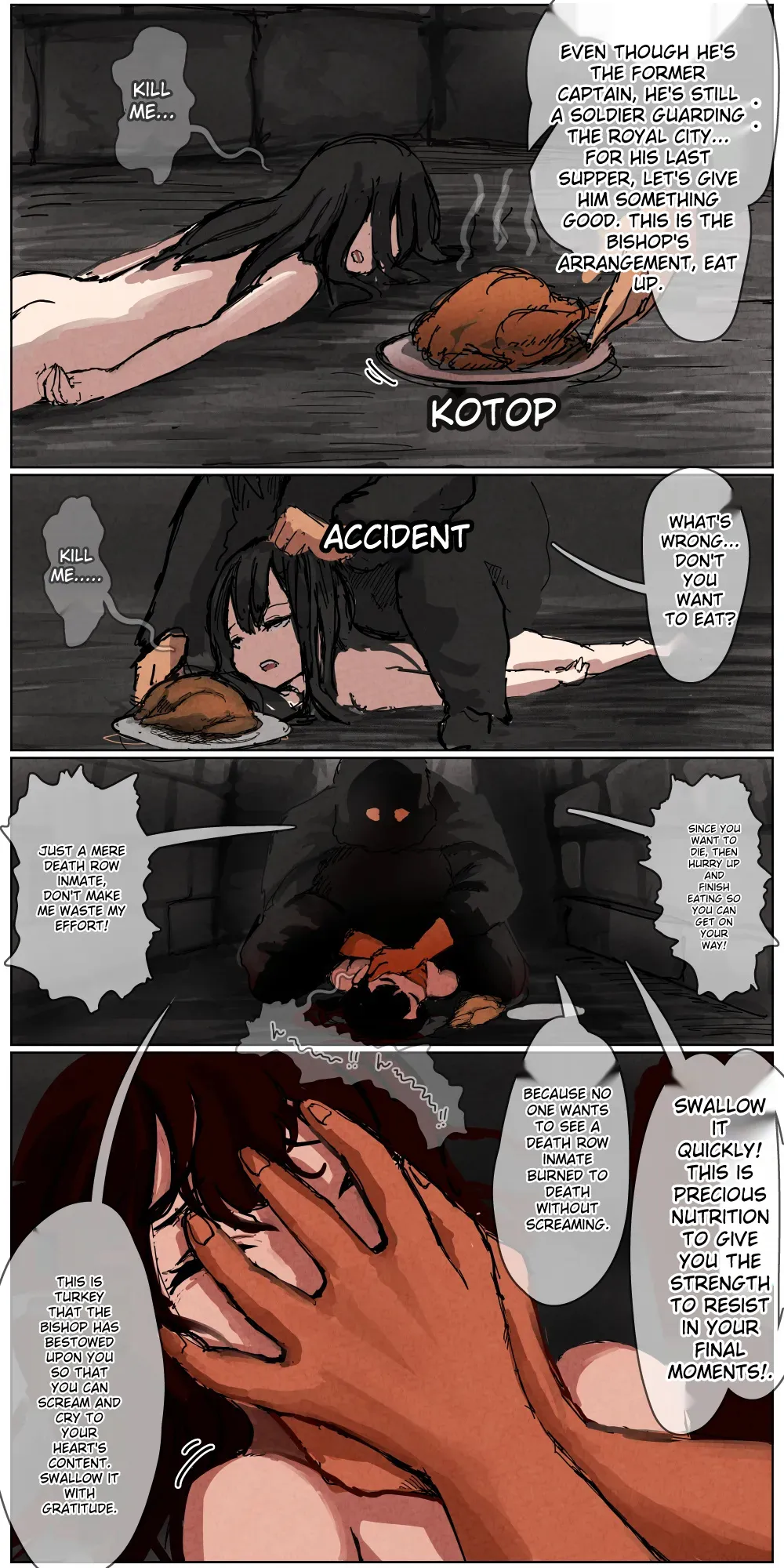 Haiboku Kenshi ~ The story of a woman who was defeated by a samurai Kenshi page 140 - rough translation hentai manga - read online free