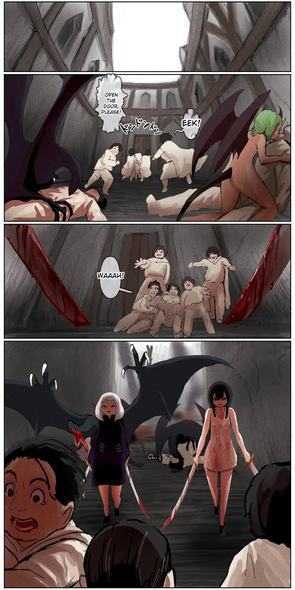 Haiboku Kenshi ~ The story of a woman who was defeated by a samurai Kenshi page 158 original parody - futanari bondage hentai manga - read online free