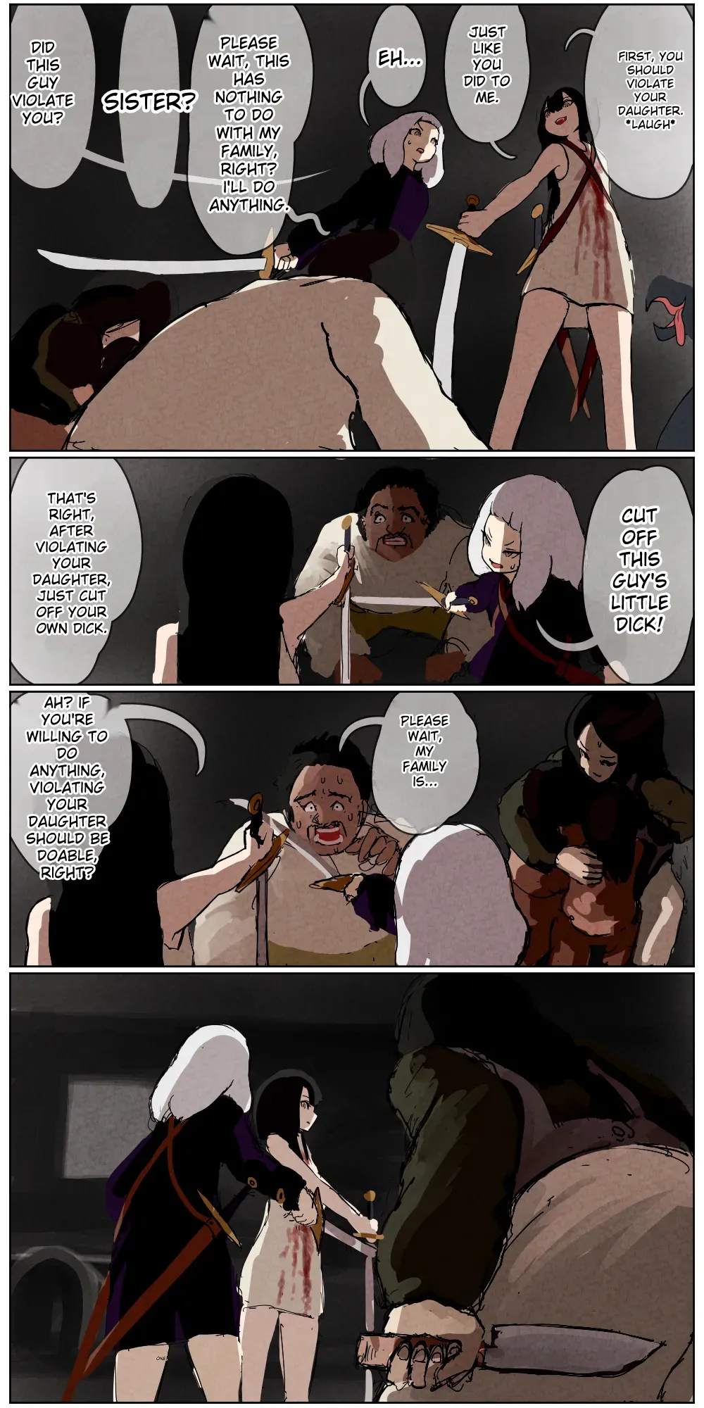 Haiboku Kenshi ~ The story of a woman who was defeated by a samurai Kenshi page 167 original parody - mosaic censorship rough translation hentai manga - read online free