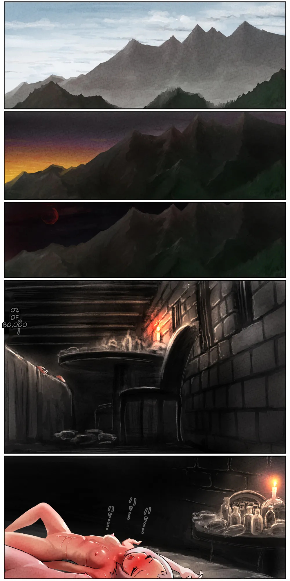 Haiboku Kenshi ~ The story of a woman who was defeated by a samurai Kenshi page 53 original parody - mosaic censorship rough translation hentai manga - read online free