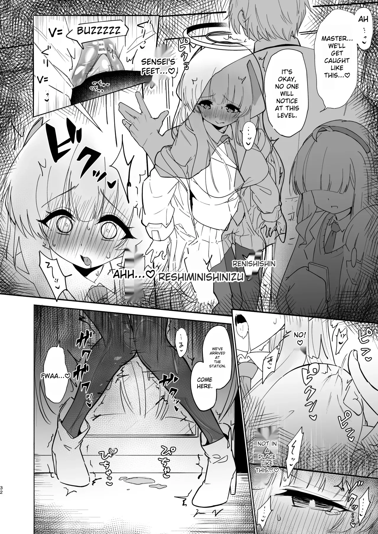 Kono Chokyo wa Renshu... Desu yo ne? | This training is practice...right? page 32 featuring noa ushio blue archive parody - gloves rough translation hentai manga - read online free