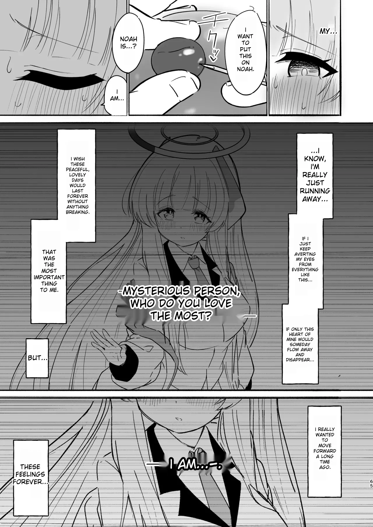 Kono Chokyo wa Renshu... Desu yo ne? | This training is practice...right? page 65 featuring noa ushio blue archive parody - gloves rough translation hentai manga - read online free