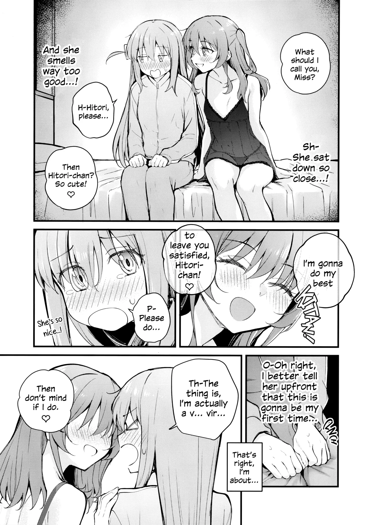(Kessoku Rock! 10) [Kitaku Jikan (Kitaku)] Meguriai Tokyo ~Les Fuuzoku e Iku.~ | Tokyo Encounter: Visiting a Lesbian Brothel (Bocchi the Rock!) [English] - Page 8