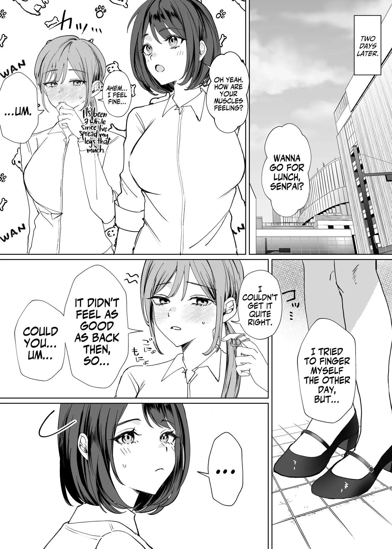 Kouhai Joshi ni Nakaiki o Oshiete Morau Hanashi | Getting Taught How To Climax Vaginally By My Junior page 21 original parody - business suit squirting hentai manga - read online free
