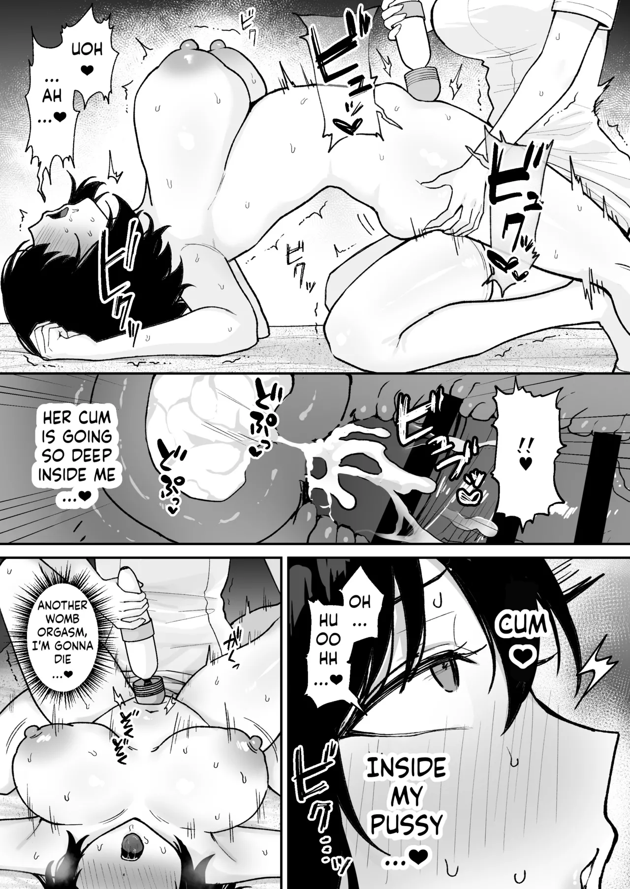 Massage-ten de Futanari Bijo ni Portio Acme Shikomareru Onnanoko page 34 original parody - sole female nakadashi hentai manga - read online free