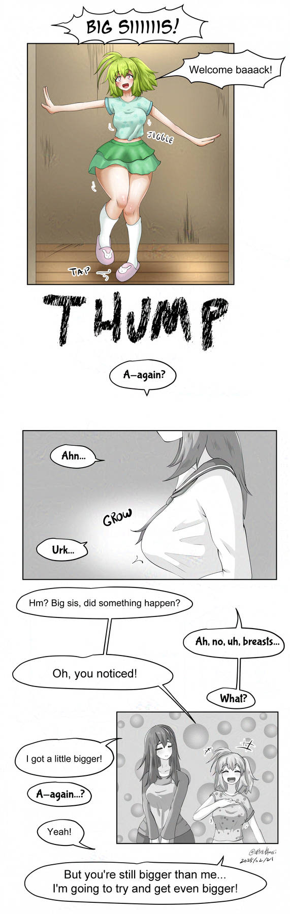 Surpassing Size by UrutoraTofuNii page 9 original parody - big breasts huge breasts hentai manga - read online free