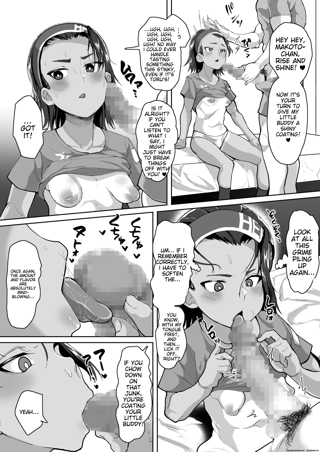 A story about a cute junior high school girl being hypnotized and trained to have sex - Page 9