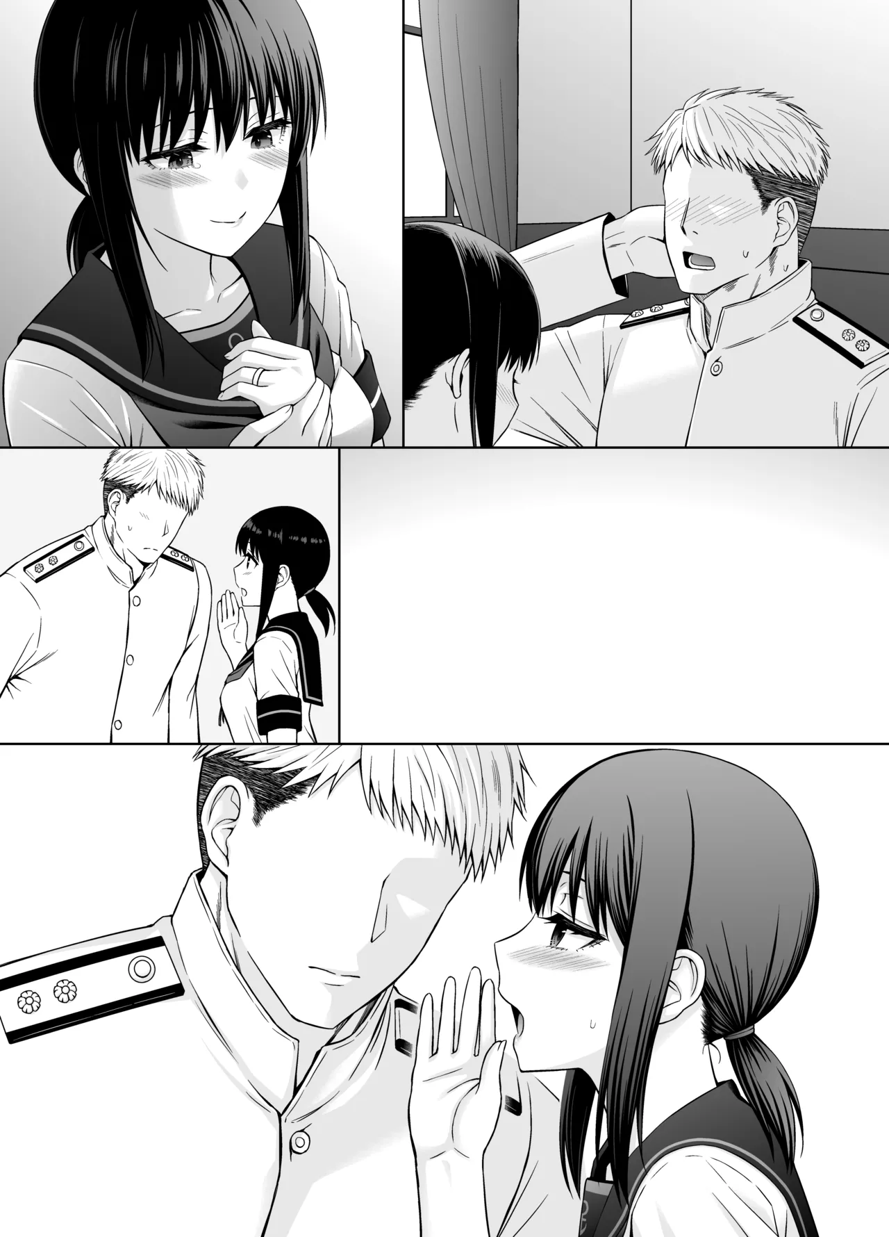 JC Kanmusu Fubuki-Chan ni Honki de Ninshin Shite Morau Hanashi. page 58 featuring fubuki kantai collection parody - handjob kissing hentai manga - read online free