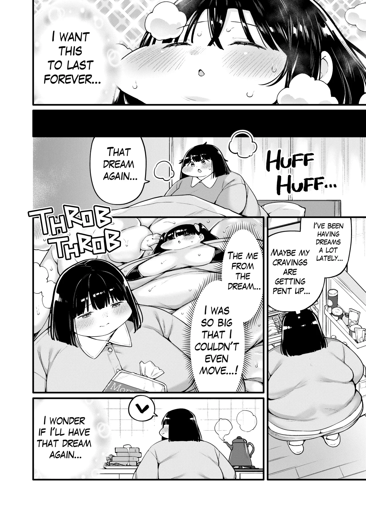 Ayano's Weight Gain Diary: Dream! - Page 16