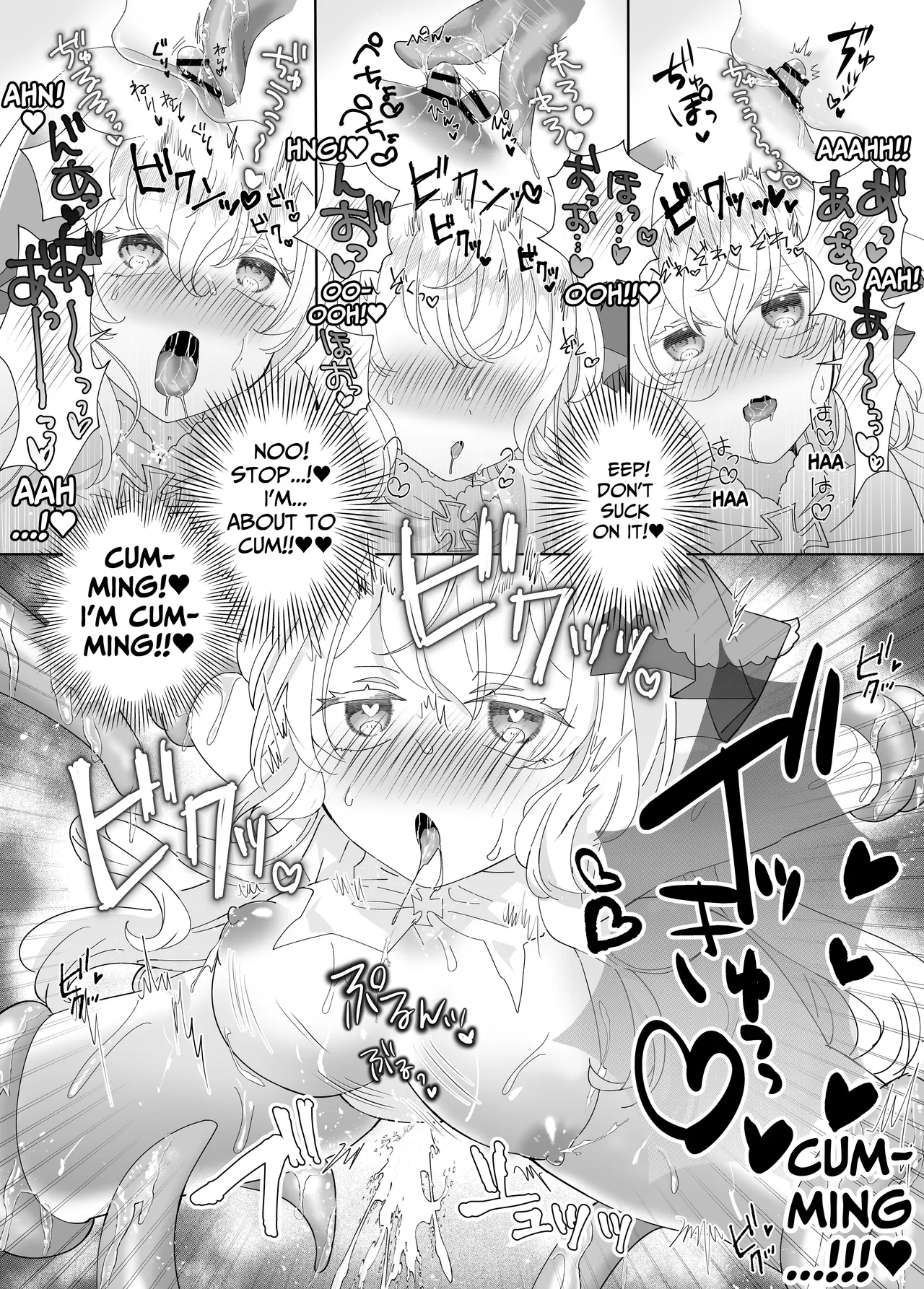 Tensei Cheat Seijo wa Les Inma ni Otosareru | Reincarnated Cheat Saintess Falls To A Lesbian Succubus page 24 original parody - squirting futanari hentai manga - read online free