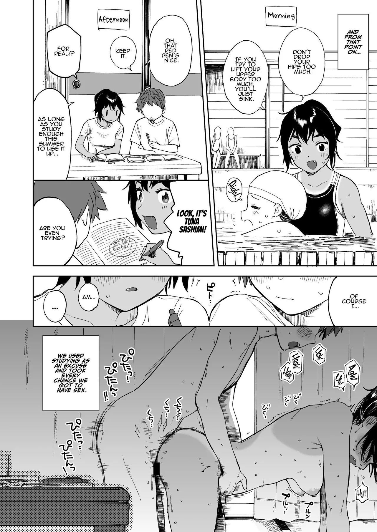 Last Summer Vacation page 12 original parody - sole female sole male hentai manga - read online free