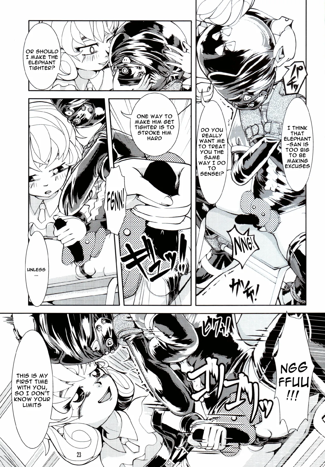 Fetish Academy page 23 original parody - blindfold femdom hentai manga - read online free