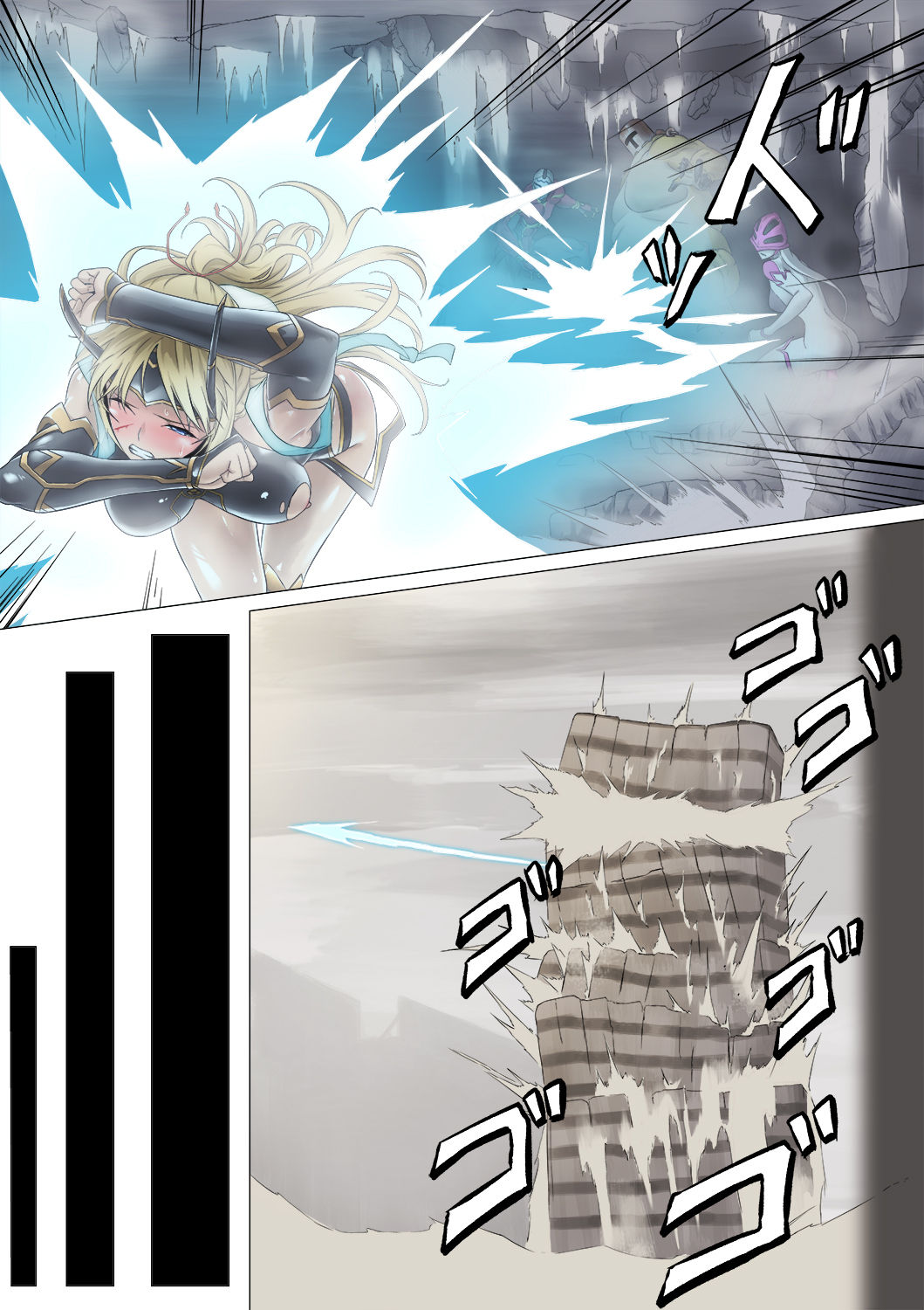 [ppkkmoon X BackyourLuck (mogO-721)] ヒロイン敗辱〜5人の敵に代わるがわる〜 EX !! 去馬塞克及補圖 (De-mosaic and add-image) Heroine Haijoku ~5-nin no Teki ni Kawarugawaru~ | Heroine Violation: Swapped Between 5 Enemies[Chinese][with 雷电将军汉化] page 35 original parody - full color hentai manga - read online free