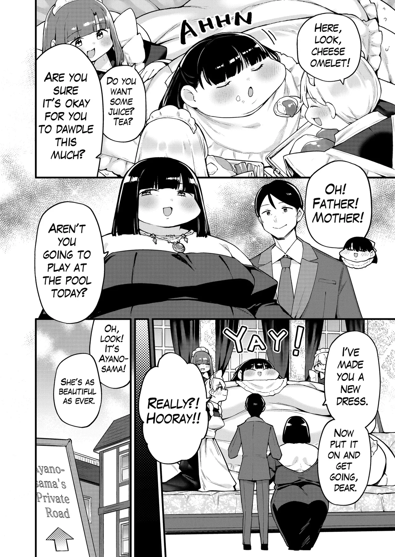 Ayano's Weight Gain Diary: Dream! page 10 original parody - rough translation bbw hentai manga - read online free
