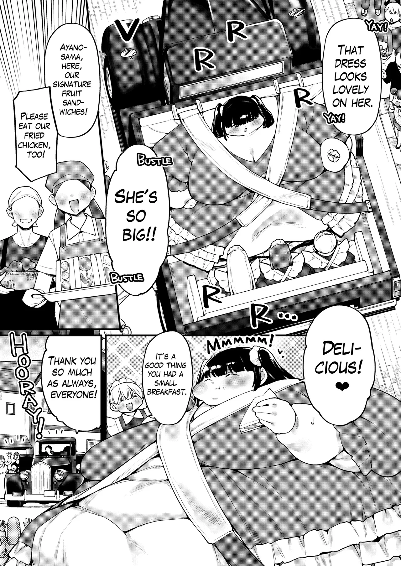 Ayano's Weight Gain Diary: Dream! page 11 original parody - rough translation bbw hentai manga - read online free