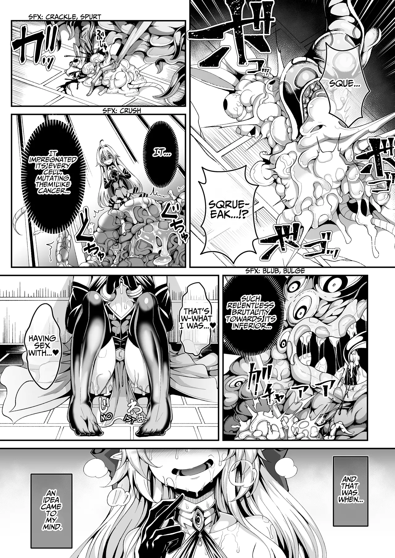 [I'm moralist (Yanagihara Mitsuki, InuSamrai, Hujinon)] Seirei Rougoku Llyeg ~Kikei Mamono to no Jii Koubi ni Tomonau Hametsu Ganbou~ | Llyeg in the Prison of Seminal Servitude ~Death Wish of Abominable and Masturbatory Sex~ [English] [grimalkin] page 11 original parody - masturbation nakadashi hentai manga - read online free