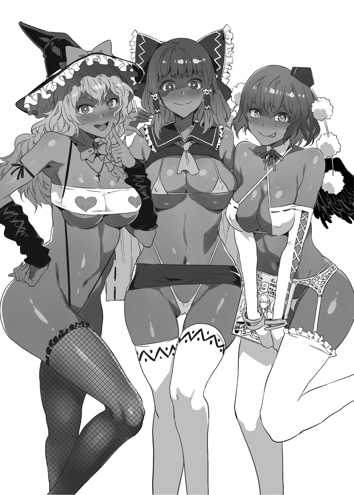Black Gal Gensoukyou Plus page 53 featuring hong meiling touhou project parody - piercing group hentai manga - read online free