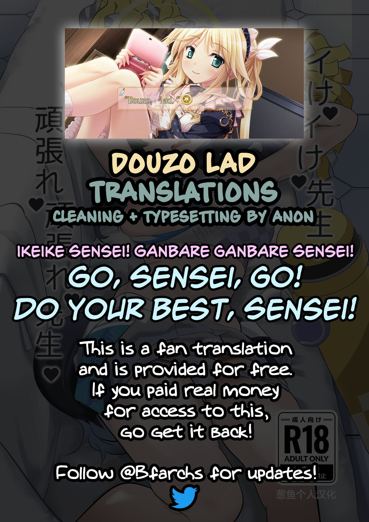 Ike Ike Sensei Ganbare Ganbare Sensei | Go, Sensei, Go! Do Your Best, Sensei! page 20 featuring hibiki nekozuka blue archive parody - dog girl paizuri hentai manga - read online free