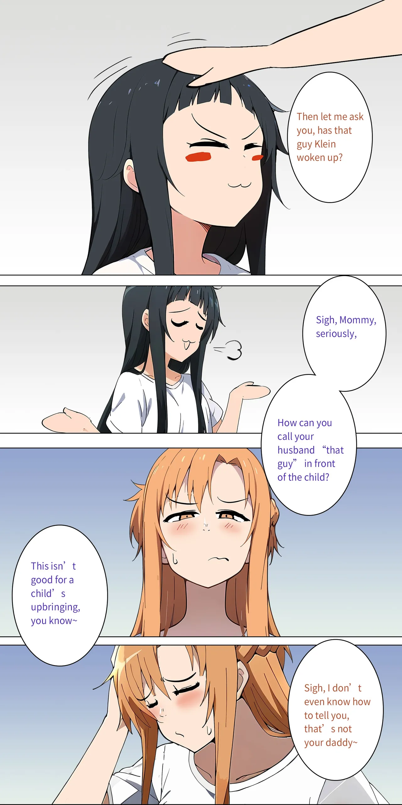 Asuna family 1-27 page 45 featuring ryoutarou tsuboi | klein sword art online parody - full color big breasts hentai manga - read online free