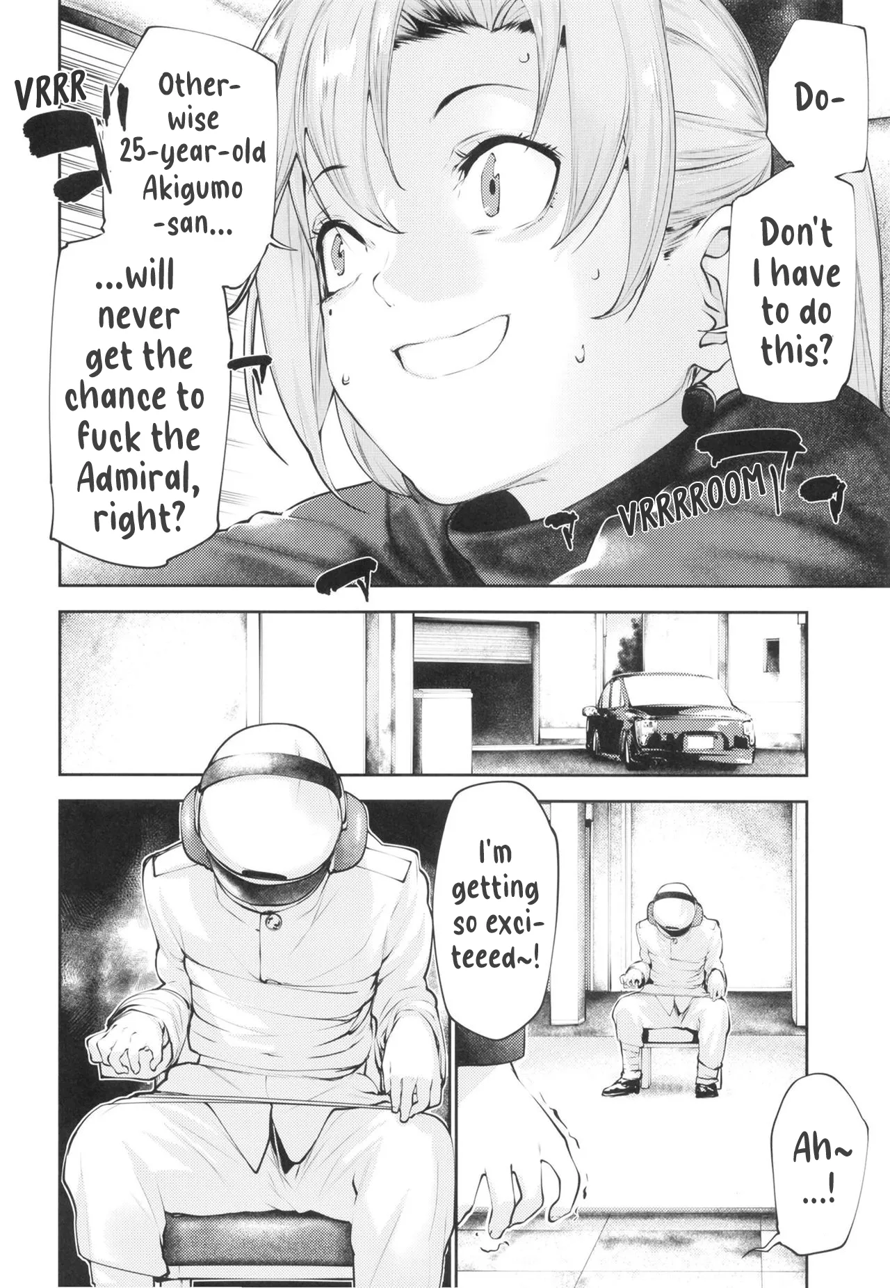 Page 5 of [kitsunenotera (bouko)] Kou demo Shinakya Akigumo-san 25-sai ga Teitoku to Hameru Kikai Isshou Konai desho | If She Doesn’t Do This, 25-Year-Old Akigumo-san Will Never Get the Chance to Fuck the Admiral, Right? (Kantai Collection -KanColle-) [English] [Digital]