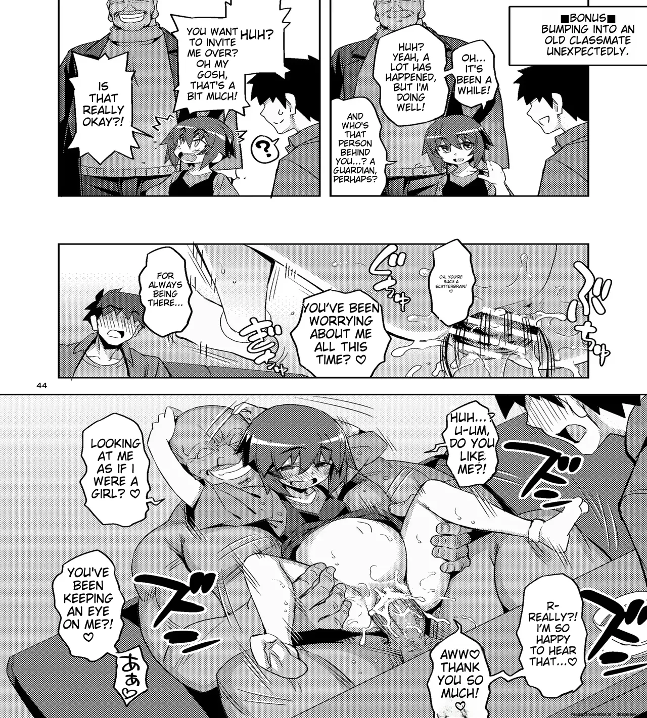 RE-EX The story of how a tomboy with poor luck became happy 3 page 43 original parody - rough translation multi-work series hentai manga - read online free