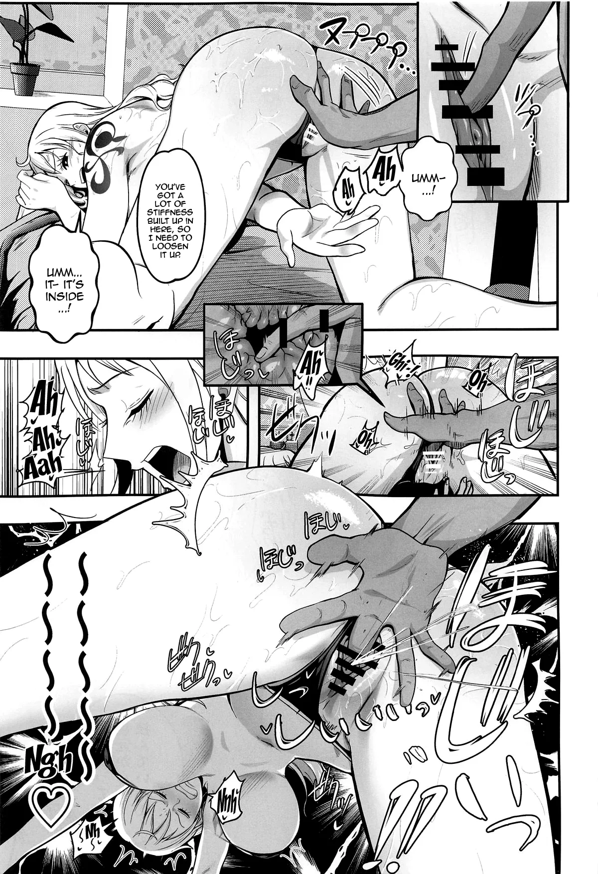 [Shimono Cable] Nami-san Ofuro no Ato ni Oil Massage wa Ikaga? | Nami-san, How Would You Like an Oil Massage After Your Bath? (One Piece) [English] {Doujins.com} page 12 featuring nami - big breasts defloration hentai manga - read online free