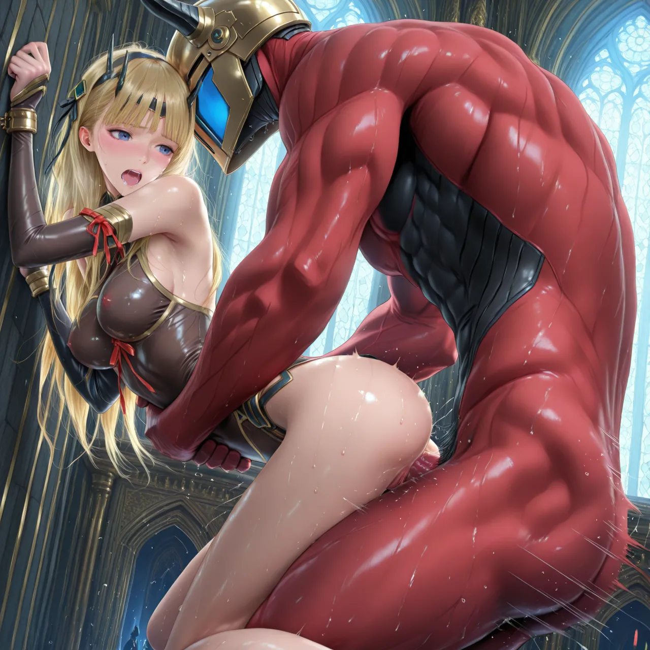 [ppkkmoon X BackyourLuck (mogO-721)] ヒロイン敗辱〜5人の敵に代わるがわる〜 EX !! 去馬塞克及補圖 (De-mosaic and add-image) Heroine Haijoku ~5-nin no Teki ni Kawarugawaru~ | Heroine Violation: Swapped Between 5 Enemies[Chinese][with 雷电将军汉化] page 117 original parody - full color monster hentai manga - read online free