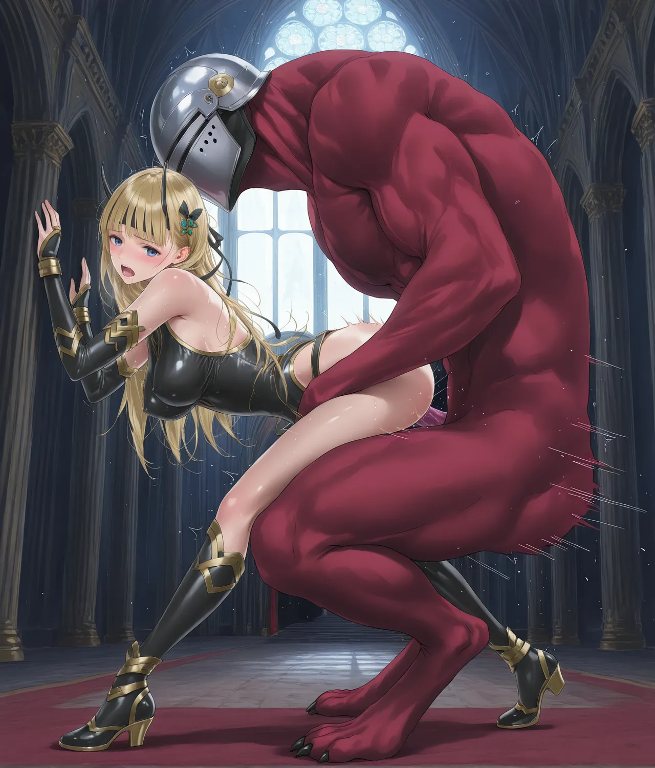 [ppkkmoon X BackyourLuck (mogO-721)] ヒロイン敗辱〜5人の敵に代わるがわる〜 EX !! 去馬塞克及補圖 (De-mosaic and add-image) Heroine Haijoku ~5-nin no Teki ni Kawarugawaru~ | Heroine Violation: Swapped Between 5 Enemies[Chinese][with 雷电将军汉化] page 166 original parody - full color monster hentai manga - read online free