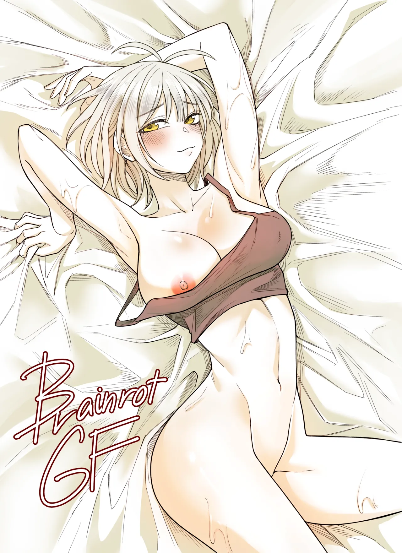 Brainrot Girlfriend page 34 original parody - sole female sole male hentai manga - read online free
