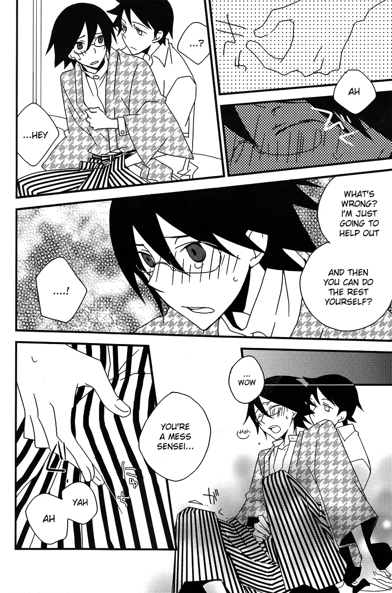 Hakanashigoto Wa Kanagoto page 28 featuring nozomu itoshiki sayonara zetsubou sensei parody - glasses teacher hentai manga - read online free