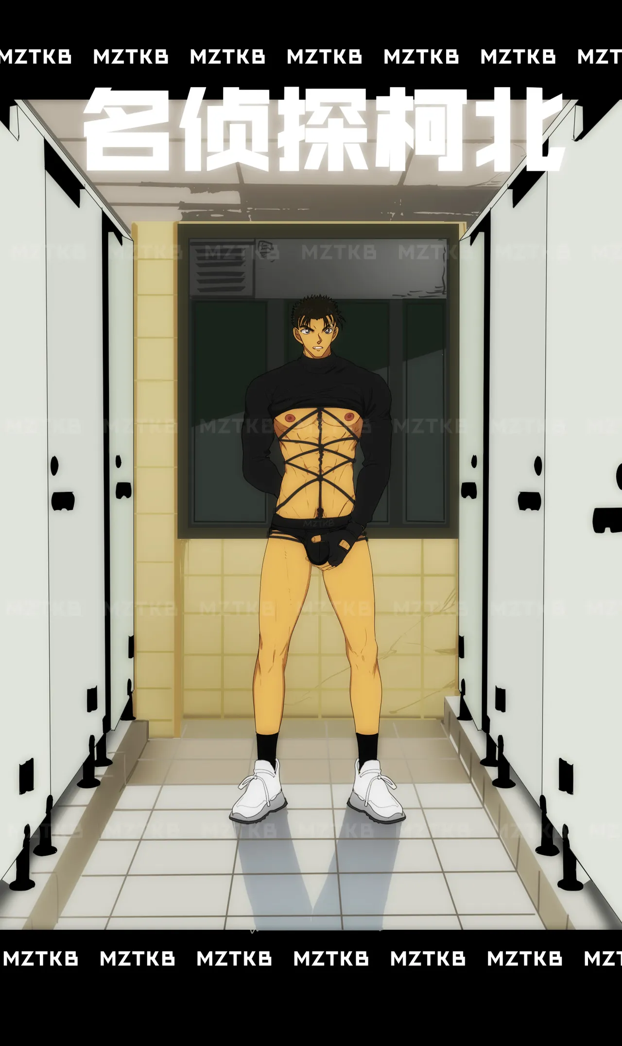 名侦探柯北 page 87 detective conan parody - dark skin males only hentai manga - read online free