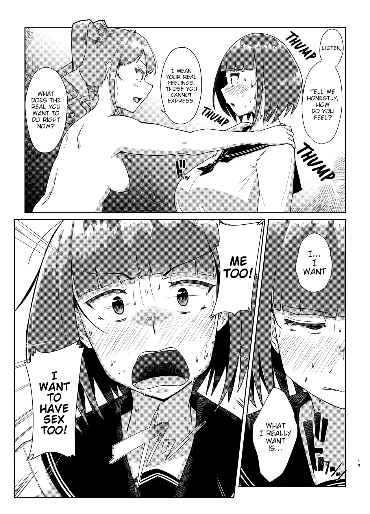 Sensei no Ochinchin, Watakushi ni Bussashite Kudasaimashi! 2 | I Want You to Plow Me With Your Dick, Sensei! Part 2 - Page 12