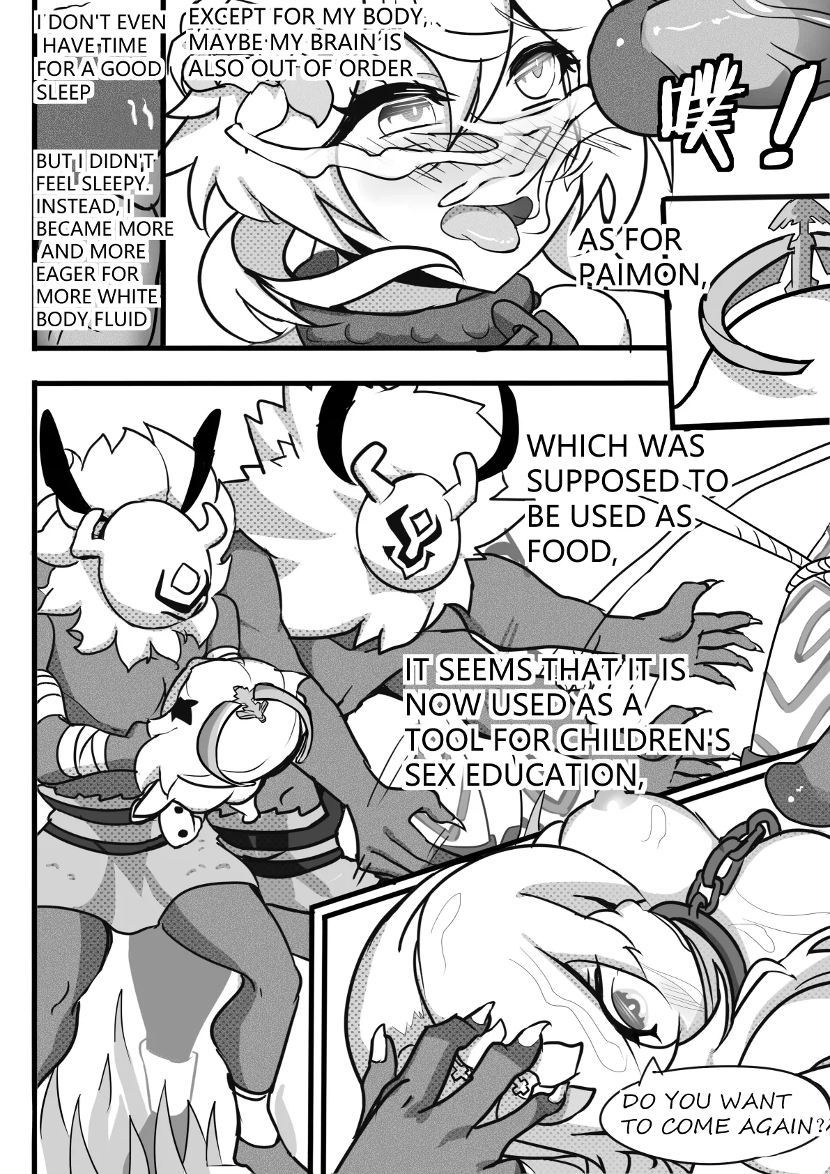 sex daily record of the Genshin page 18 featuring paimon genshin impact parody - uncensored hentai manga - read online free