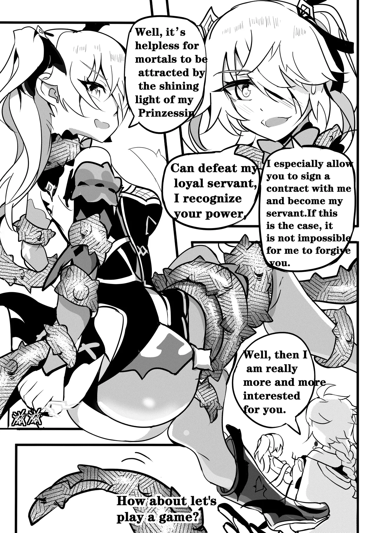 Sex daily record of the Genshin2Chapter of Fischl page 13 featuring fischl genshin impact parody - uncensored eyepatch hentai manga - read online free