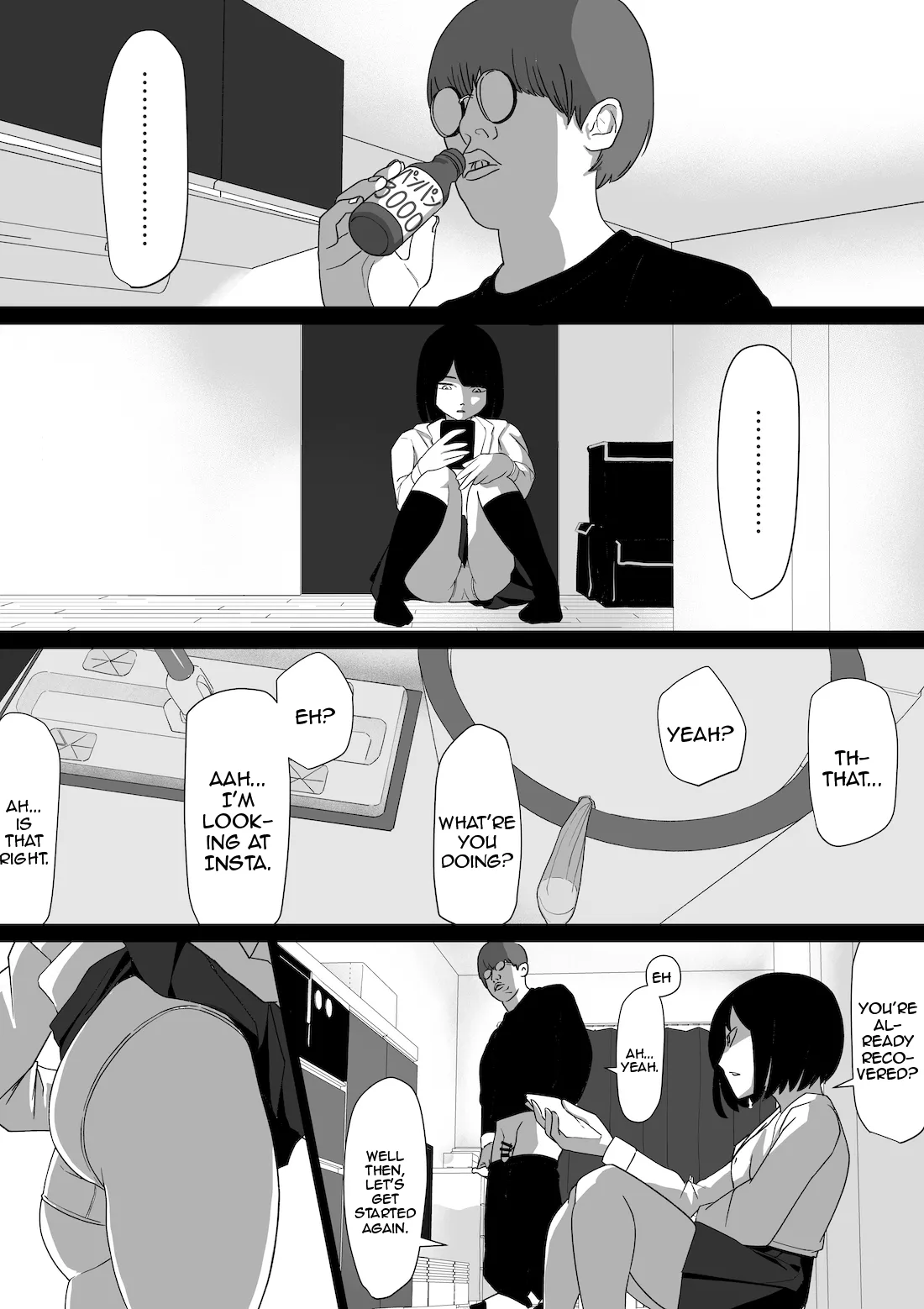 [Wakabatei] SEX Haitatsu Appli De●kan de Kurokami Bob JK o Ie ni Yonde Genkan Kosoku Nuki Fella Tachi Back Demae SEX de Nuite morau Hon | A Story About Calling a Black-haired, Bob-Cut JK to Your House Via Dexxxcan, The Sex Delivery App, and Having Her Give You a Quick Suck and Fuck In The Entryway [English] {Doujins.com} page 16 original parody - emotionless sex schoolgirl uniform hentai manga - read online free