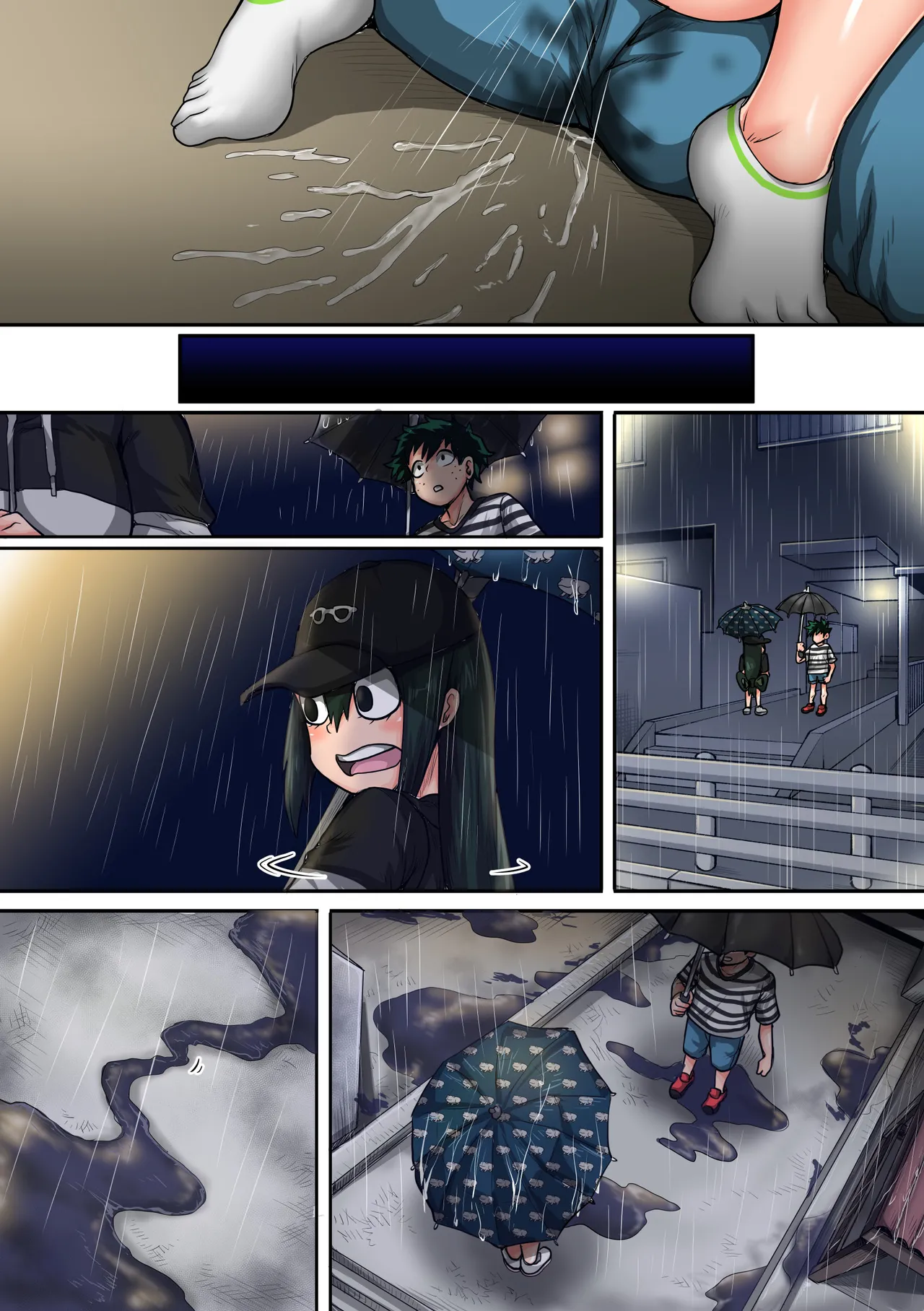 僕のハーレムアカデミア6話：梅雨編フルver. page 110 featuring tsuyu asui my hero academia parody - sole male full color hentai manga - read online free