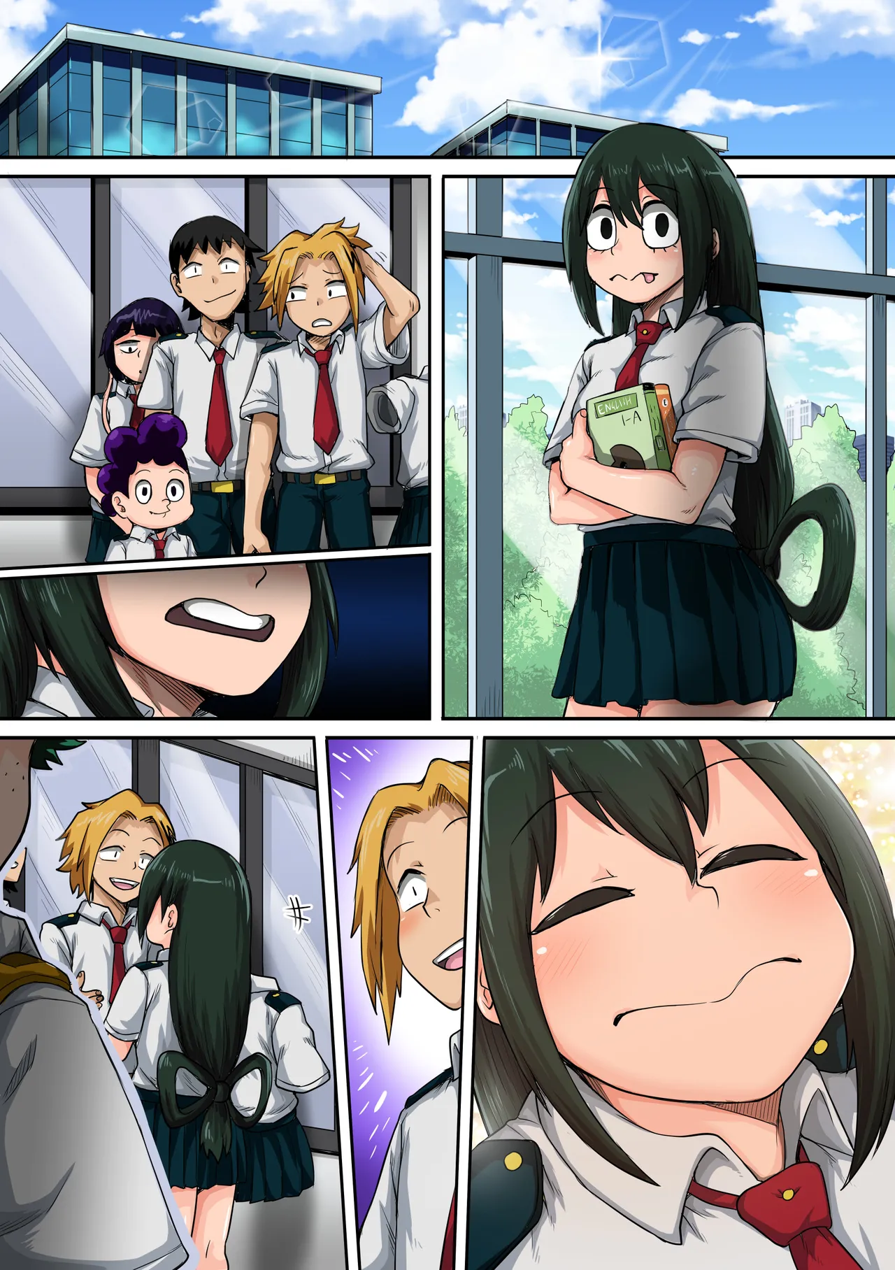 僕のハーレムアカデミア6話：梅雨編フルver. page 147 featuring tsuyu asui my hero academia parody - sole male full color hentai manga - read online free