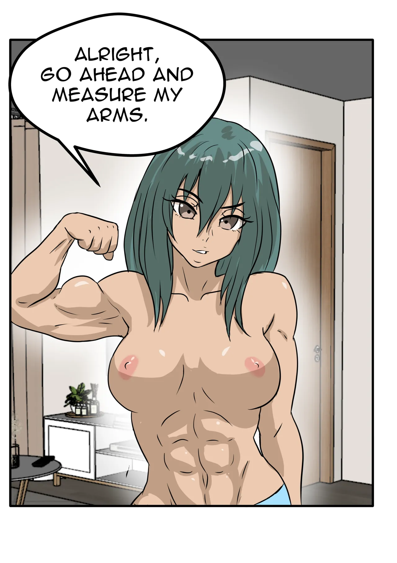 Alex and Danny's Weight Training Mishap! FINAL page 137 original parody - yuri kissing hentai manga - read online free