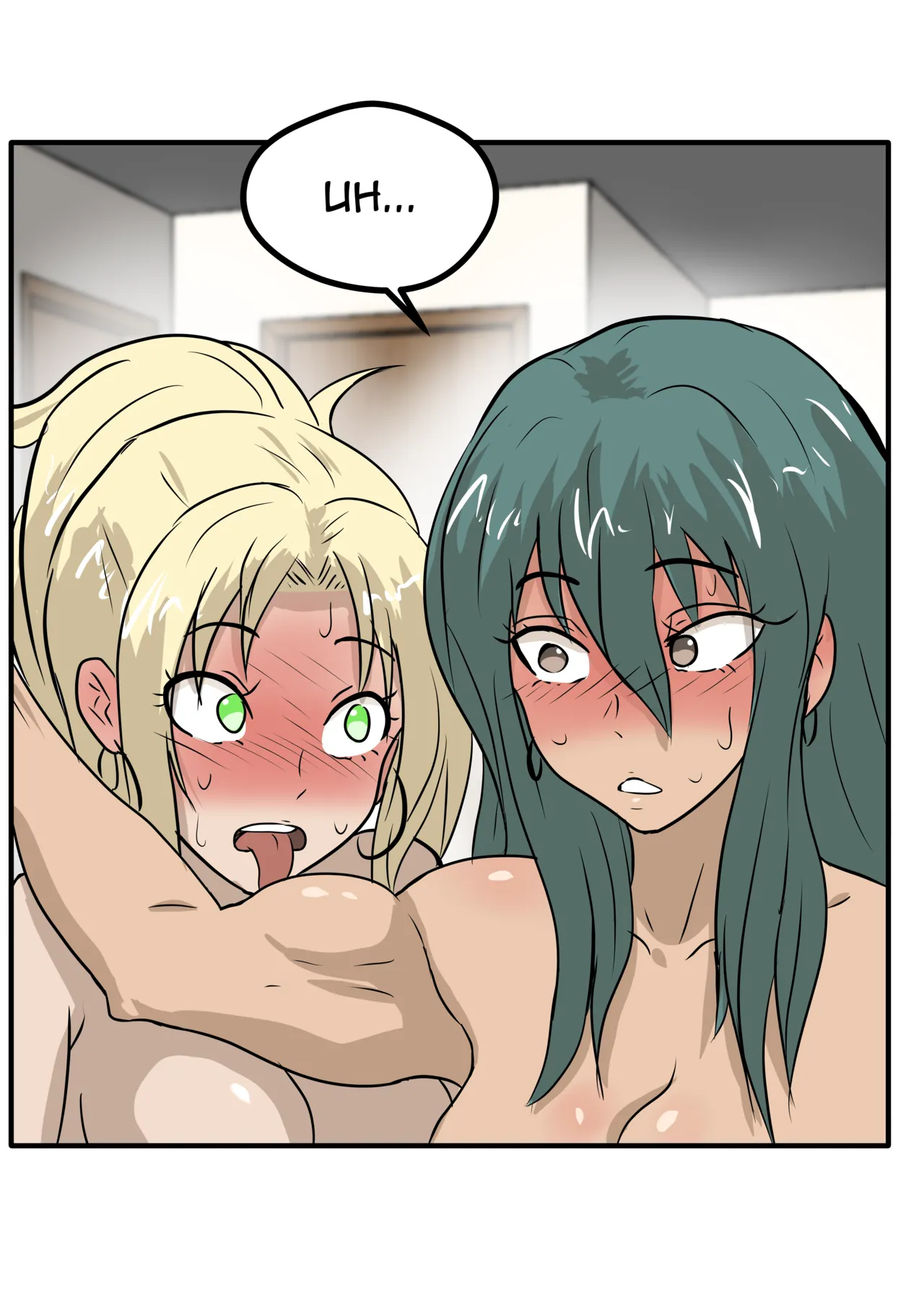 Alex and Danny's Weight Training Mishap! FINAL page 146 original parody - kissing females only hentai manga - read online free